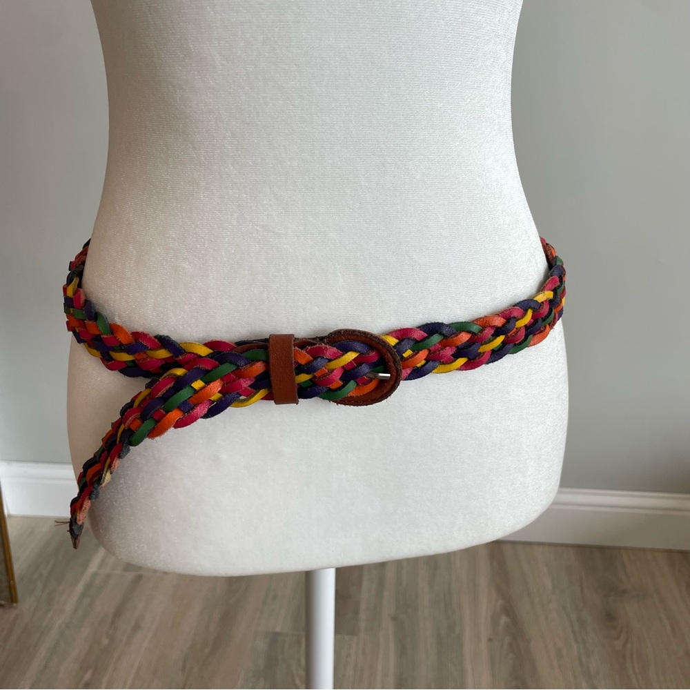 American Vintage Multicolor Braided Belt